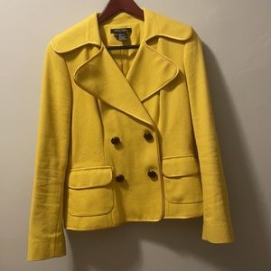 Yellow vintage style blazer